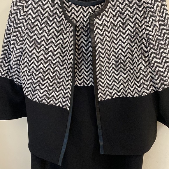 KASPER two pics jacket dress knee length - Picture 2 of 10